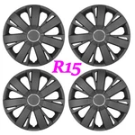 Inch Wheel Cover Rim Snap On Full Hub Caps Fit R15 Tire & Steel Set Of 4. Fixed Price $43.50.