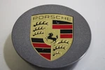 Porsche Charcoal W/color Logo Oem Center Cap 9P1601147A0C6. Fixed Price $40.00.
