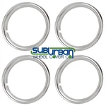 15" Chrome Stainless Steel Trim Rings 1/2 Depth Beauty TR4503 SET/4. Fixed Price $109.99.