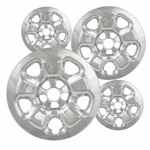 Set Of Chrome 17 Inch Impostor Wheel Skins For 14-18 Jeep Cherokee Rim Covers. Fixed Price $102.95.