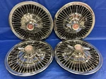 Very Rare Vintage Set Of 1965 Amc Spoke Spinner 14" Hubcaps Rambler. Fixed Price $425.99.