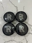 Set Of 4 Center Cap Floater For Rolls Royce Ghost Wraith Cullinan Wheel Black. Fixed Price $275.99.