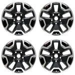 Jeep Wrangler Rubicon 2007-2018 17" Oem Wheels Rims Set 5LW63RXFAA 1XA50RXFAA. Fixed Price $1423.05.