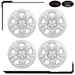 Set Of 17" Wheel Hub Caps Silver For Toyota RAV4 2006-12 Skin Covers Kit. Fixed Price $68.77.