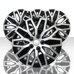 16" Silver Black Set Of 4 Wheel Covers Snap On Hub Caps Fit R16 Tire & Steel Rim. Fixed Price $57.99.