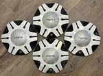 Forte Wheels Black Machined Metal Custom Center Cap Set (4) S1050-F003 C-054-1. Fixed Price $169.95.
