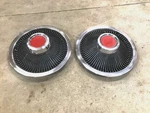 1970'S Ford 2 Turbine 15" Wheel Cover Caps #C8S4-1130E. Fixed Price $125.00.