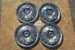 1964 Ford Thunderbird 15" Wheel Covers, Hubcaps, Set Of. Fixed Price $149.95.