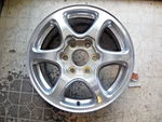 01-06 Gmc Sierra C3 Denali Pickup Yukon Oem 17X7.5" Polished Aluminum Wheel Rim. Fixed Price $60.00.