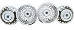 Realwheels Tiffin 17" Stainless Steel Simulators 18-HOLE Dually Set Of 4. Fixed Price $120.00.