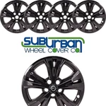 Fits Some 2017-2020 Nissan Rogue 18" Gloss Black Wheel Skins # IMP-461BLK SET/4. Fixed Price $84.99.