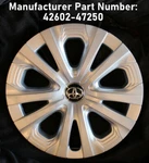Genuine Toyota Prius Two Model Hubcap 15" 61188A 2019- 2022 Part# 42602-47180. Fixed Price $52.00.