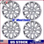 New Set 2013-2019 Hubcaps Fit Nissan Sentra / 11-17 Leaf 16" Wheel Cover Snap On. Fixed Price $48.99.