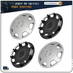 4X Inch Wheel Cover Hub Caps Universal Silver Fits R13 Tire & Steel Rim. Fixed Price $30.42.