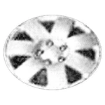 For Mitsubishi Outlander 2003-2006 Replace 16" 7 I-spoke Silver Wheel Cover. Fixed Price $26.28.