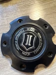 Icon Vehicle Dynamics Center RW-5150-CAP No Screws Black Lug. Fixed Price $25.00.