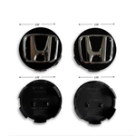Honda Wheel Center Black Silver Chrome Logo Hubcaps 2.25 Inch (set Of 4PCS). Fixed Price $18.98.