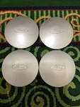 83-93 Ford Mustang Repainted Silver Lx 14 Wheel Center Caps E5ZC-1A097-BA 4PCS. Fixed Price $75.00.