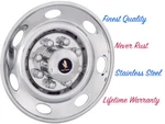 16" Ford E250 E350 F250 F350 Stainless Steel One Bolt-on Wheel Hubcap Cover. Fixed Price $148.80.