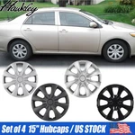 15" Inch Wheel Covers Hub Caps Bolt-on Fit Hyundai Elantra Sedan 2017-2020. Fixed Price $47.99.