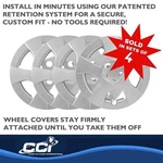 Coast IWC44815S "15 Silver Wheel Covers For 2010-2014 Toyota Prius. Fixed Price $53.99.