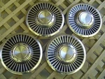 Vintage 1958 Ford Thunderbird Fairlane Hubcaps Wheel Covers Center. Fixed Price $287.50.