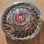Cadillac Deville Seville Eldorado Wire Type Hubcap, 1989-1993 Part # 25558104 02. Fixed Price $79.95.