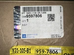 Gm 9597806 Cap Chevy Logo. Fixed Price $115.50.