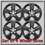 Black Toyota Wheel Skins Hubcaps 2019-2024 17" Covers Set Of. Fixed Price $160.00.