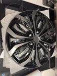 TITLE:17 Universal Hubcaps Wheel Covers (4 Pack) Gray. Fixed Price $50.00.