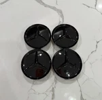 4X Mercedes Benz Center Caps Glossy Black 2.95INCH/75MM Fits Most Models. Fixed Price $22.98.