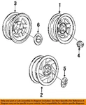 Chrysler Oem 94-96 Dakota Wheels Covers Trim-center Cap 5DD62PA6. Fixed Price $37.96.