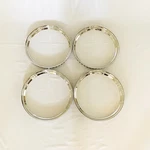 4X Original Style 16" Smooth Early Ford Wheel Trim Rings/ Beauty Rings- Pol S/s. Fixed Price $119.95.