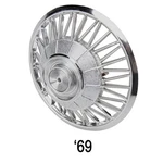 Pedal Car Parts, 1969 Amf Fits Mustang Chromed Plastic, Spoke Style Hubcap. Fixed Price $15.99.