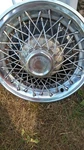 One 1976-1981 Gm Wire Wheel Hubcap 14'' Cover Impala Caprice Nova Malibu. Fixed Price $60.00.