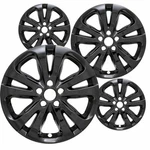 Set Of 4 Gloss Black 17" Impostor Wheel Skins For 15-17 Chrysler 200 Rim Covers. Fixed Price $89.95.