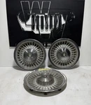 Set Of 3 1978 1979 1980 Chevy Monte Carlo Wheel Covers 14" QH9R. Fixed Price $70.20.
