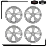 4 Pc Inch Wheel Hub Caps Silver Snap On For R15 Tire & Rim Covers Kit. Fixed Price $38.30.
