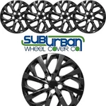 2017-2019 Toyota Corolla Style # 528-16BLK 16" Gloss Black Hubcaps New SET/4. Fixed Price $57.99.
