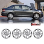 15" Hubcaps For 2007-2019 Toyota Yaris Set Of Silver Wheel Covers 42602-WB002. Fixed Price $55.99.