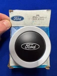 Nos Oem Ford Black & Silver Truck Steering Wheel Horn Button C7TZ-13A805-D. Fixed Price $120.00.