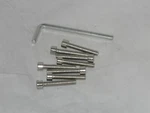 Set Of 8 Fuel Wheel Rim Lug Center Cap Replacement Screws Stainless Steel. Fixed Price $16.99.