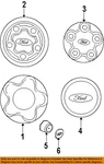 Ford Oem 02-11 Edge Wheels Covers Trim-wheel Cap 5L2Z1130BA. Fixed Price $52.07.