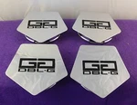Dbl G Double Wheels Chrome Center Caps (set Of 4) P/n # 8034218F-2. Fixed Price $112.50.