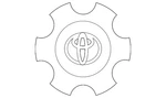 Genuine Toyota 2005-2006 Tundra Wheel Cap 42603-AF040. Fixed Price $123.72.