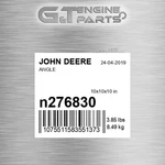 N276830 Angle Fits John Deere (surplus Open Box). Fixed Price $275.17.