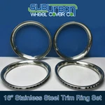 16" Stainless Steel Trim Rings Beauty 1516S 3/4" Depth Brand New SET/4. Fixed Price $77.99.