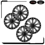 4PC 15" Wheel Hub Caps Plastic Black & Silver Rim Covers For All Makes Models. Fixed Price $43.16.