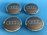 Audi Genuine Factory Original Oem Silver Center Caps Set 4B0 601 170A Of. Fixed Price $79.99.