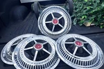 1966 Ford Thunderbird Hubcaps Wheel Covers Deluxe Spinner 15" Oem Set Of 4. Fixed Price $450.00.